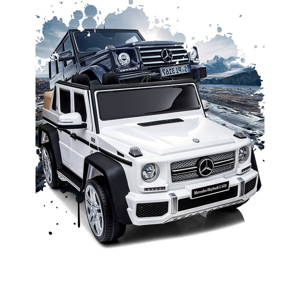 Продукт Акумулаторен джип Mercedes G650 Maybach 4X4, 12V , с меки гуми и кожена седалка - 0 - BG Hlapeta